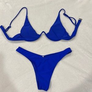 Shein blue bikini